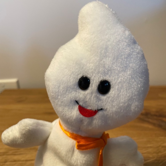 Ty Beanie Babies Spooky Ghost White 1995 – New Tag Protector VINTAGE - Picture 4 of 6